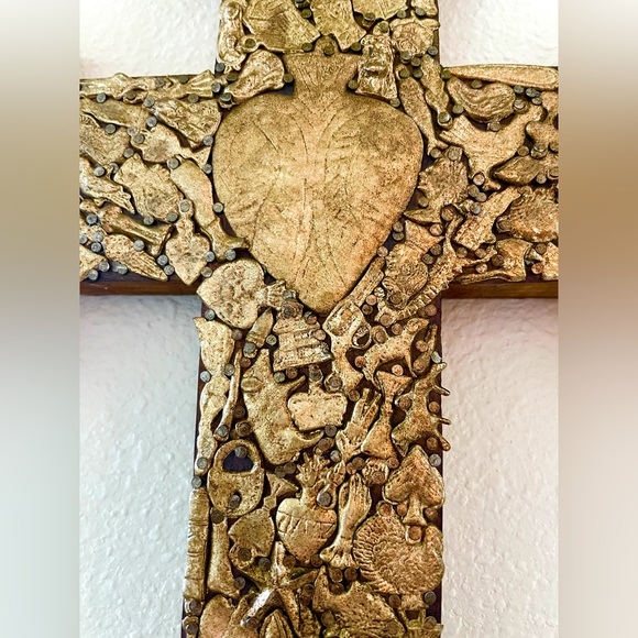 Vintage Large Milagro Cross - Picture 2 of 5